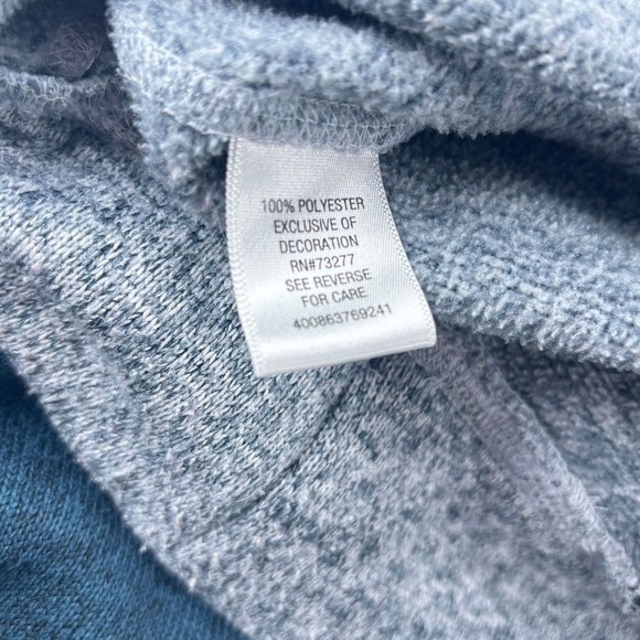 SONOMA Goods for Life Mens 1/4 Zip Pullover Fleece Sweater Gray Blue Size L - Picture 9 of 9